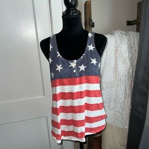 Old Navy American Flag Tank